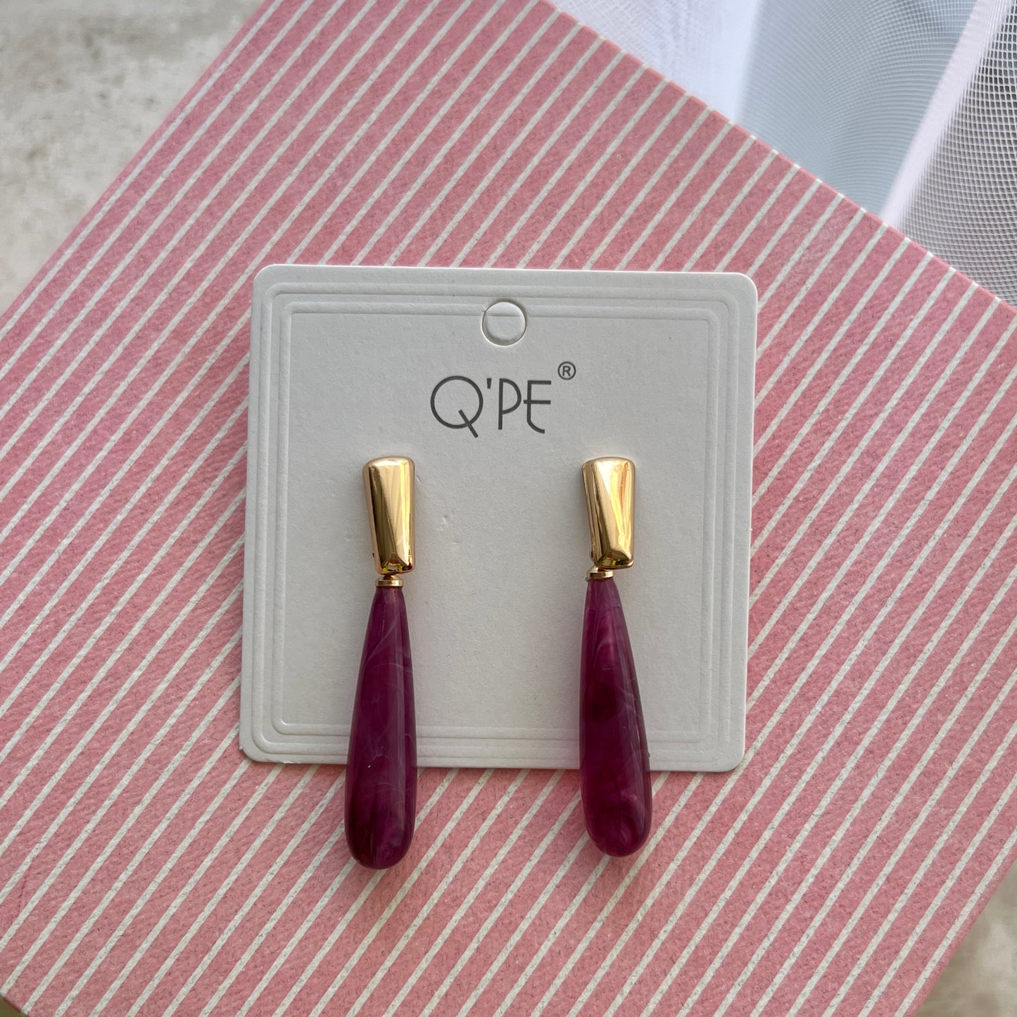 Sallantılı Kemik Küpe