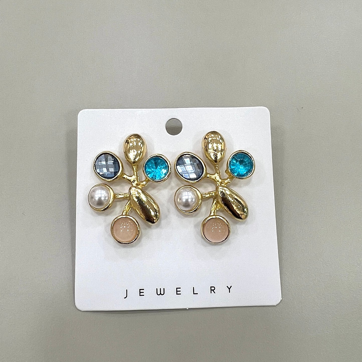 Renkli Çiçek Küpe