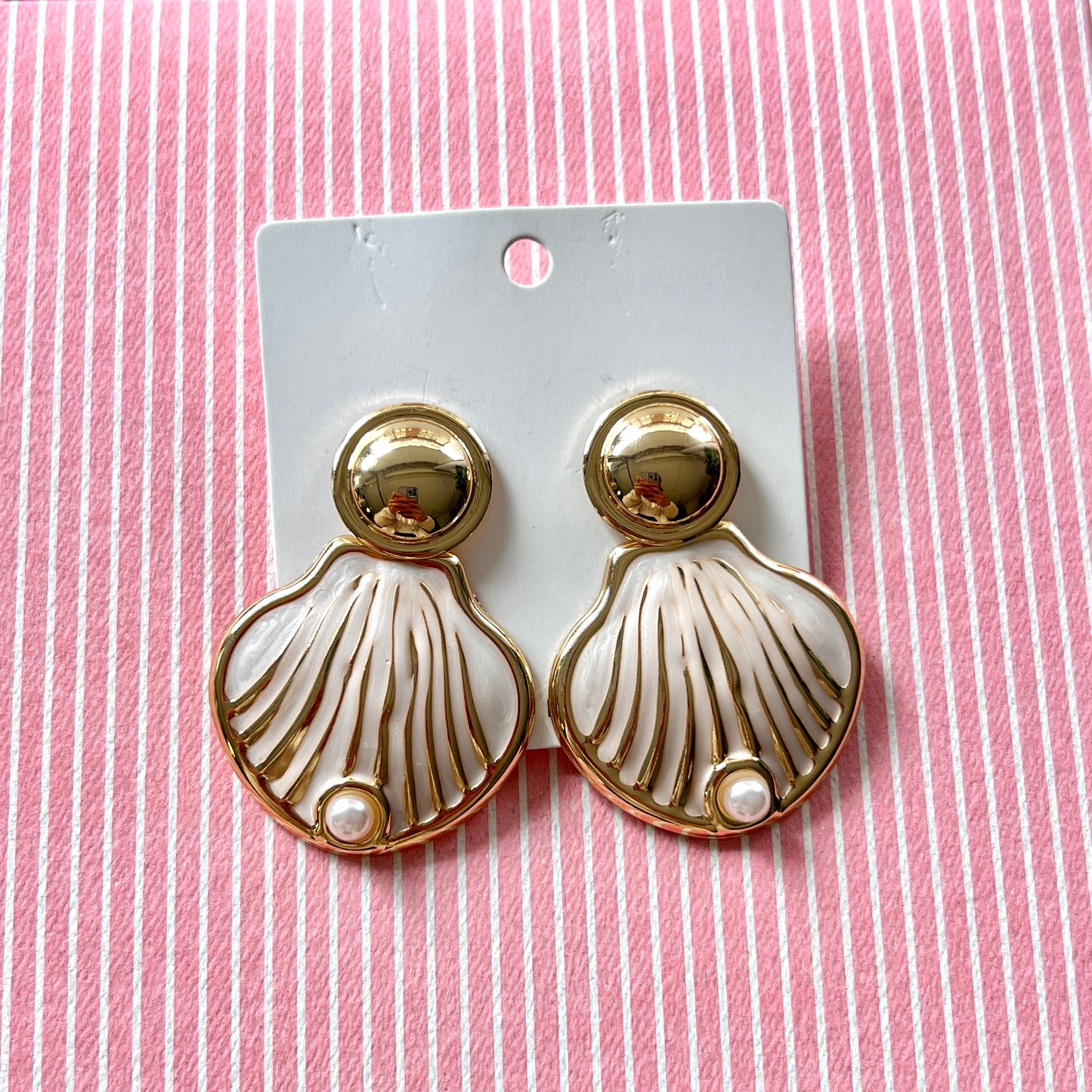 İstiridye Küpe Gold