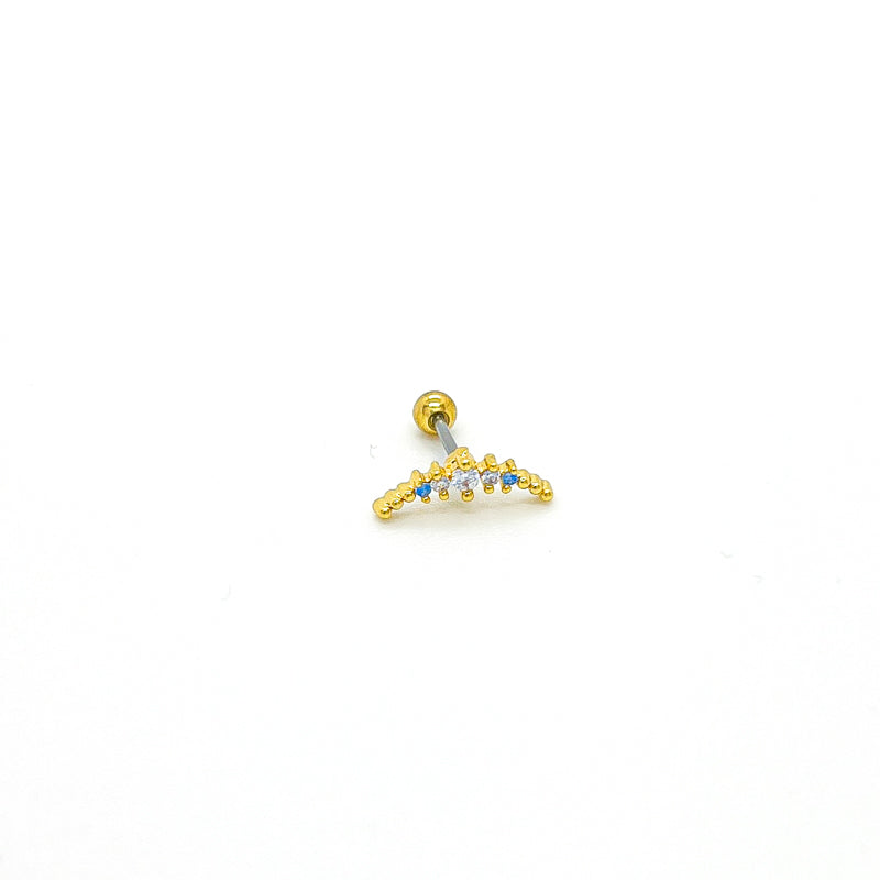 Zirkon Taşlı Piercing