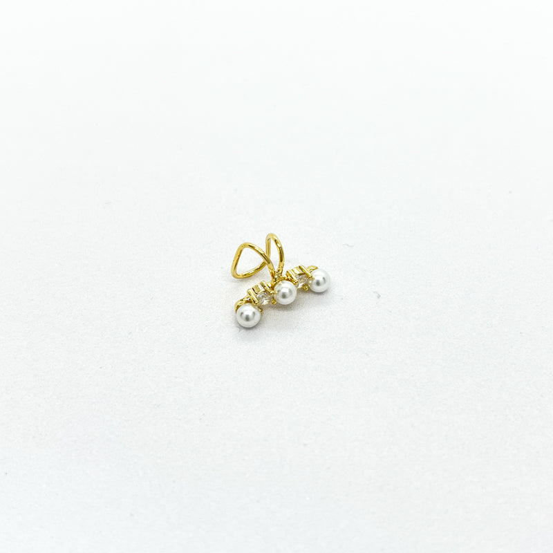 İncili Kıkırdak Küpe